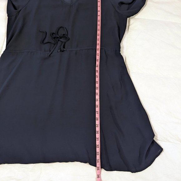 DISCOUNTED FINAL PRICE Octavia Drawstring Waist - Button Split Sleeve Dress - Picture 7 of 9